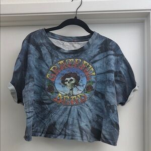 Alice and Olivia Grateful Dead Tie-Dye Crop Top